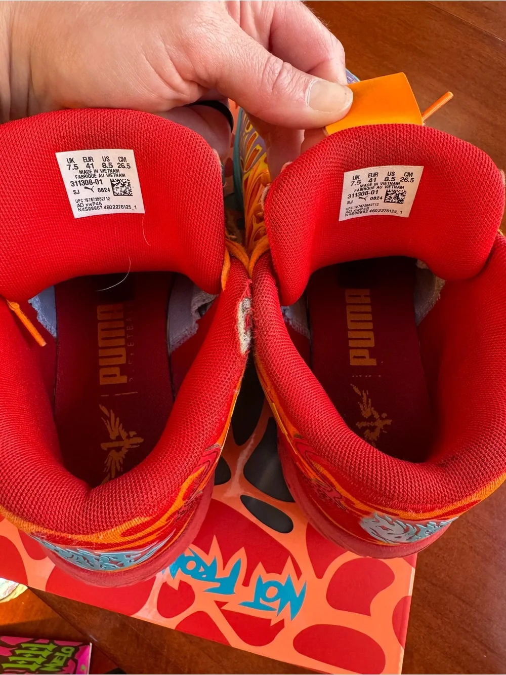PUMA MB.04 Phoenix LaMelo Ball Basketball Shoes Men’s 8.5 With Box